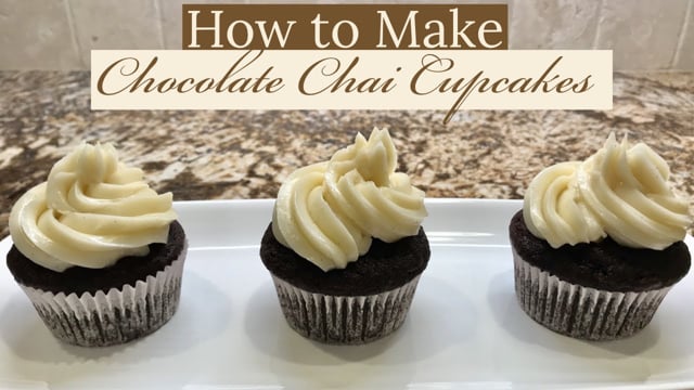 Chocolate Chai Cupcakes