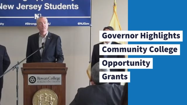 Governor Highlights Community College Opportunity Grants