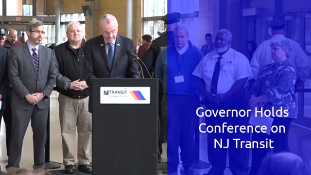 Governor Holds Press Conference on NJ Transit