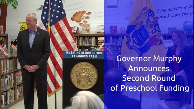 Governor Murphy Announces Second Round of Preschool Funding