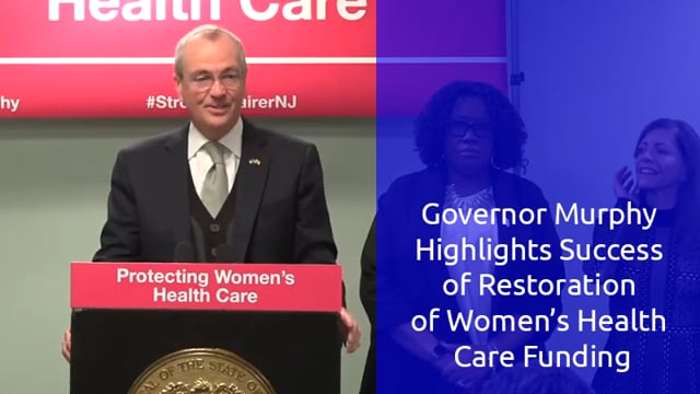 Governor Murphy Highlights Success of Restoration of Women’s Health...