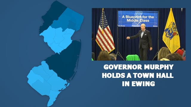 Governor Murphy Holds a Town Hall in Ewing