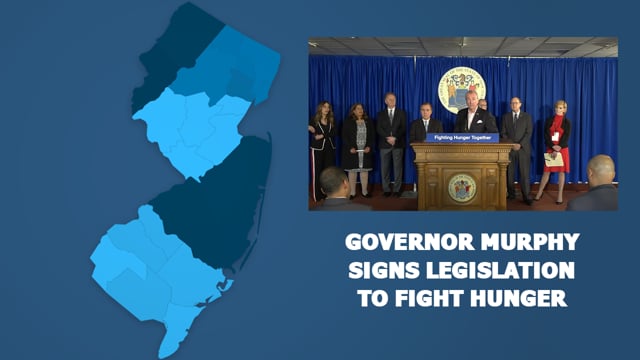 Governor Murphy Signs Legislation to Fight Hunger