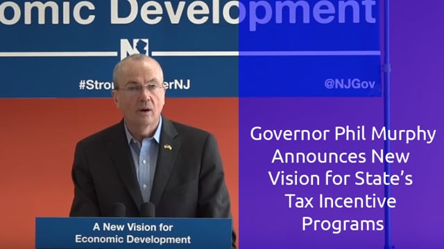 Governor Phil Murphy Announces New Vision for State’s Tax...