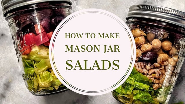 How To Make Salad in A Jar