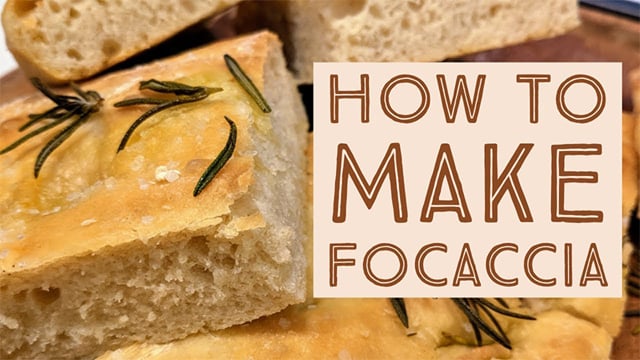 How to Make Focaccia Bread