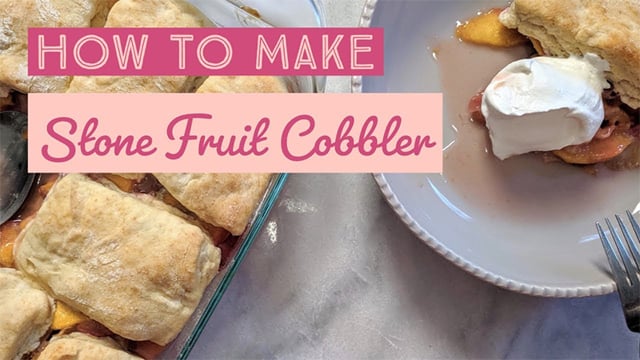 How to Make Peach Cobbler