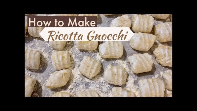 How to Make Ricotta Gnocchi