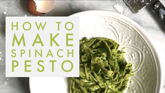 How to Make Spinach Pesto