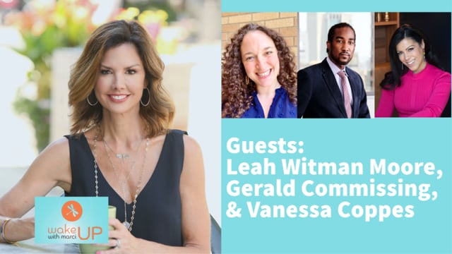 Leah Witman Moore, Gerald Commissing, and Vanessa Coppes