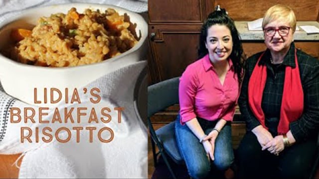 Lidia Bastianich’s Breakfast Risotto