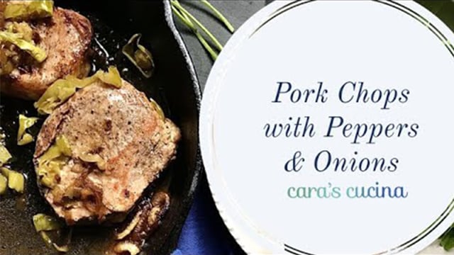 Pork Chops with Peppers & Onions