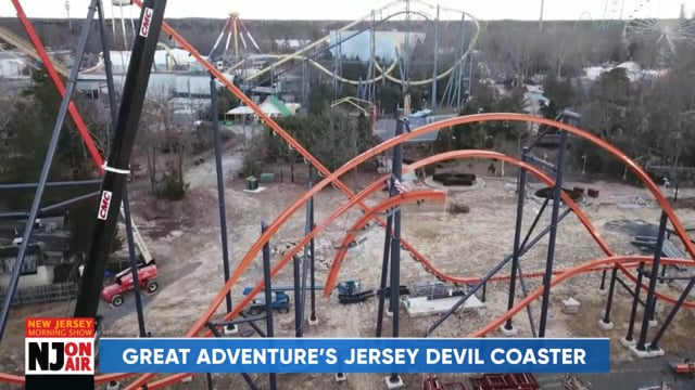Six Flags Great Adventure’s Jersey Devil Roller Coaster