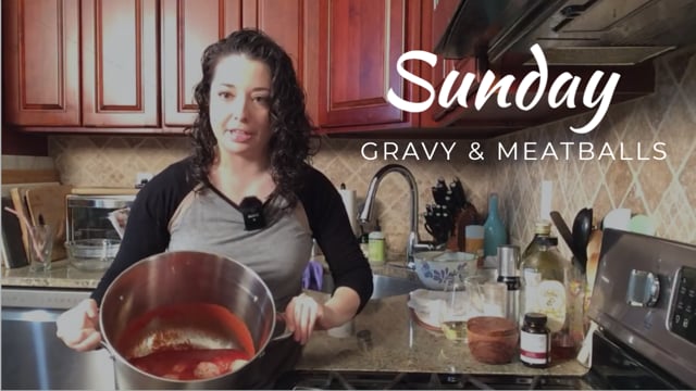 Sunday Gravy & Meatballs