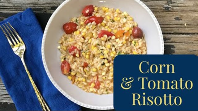 Sweet Corn & Tomato Risotto