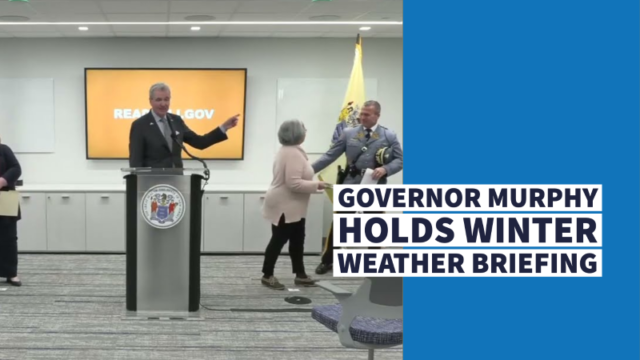 Governor Murphy Holds Winter Weather Briefing