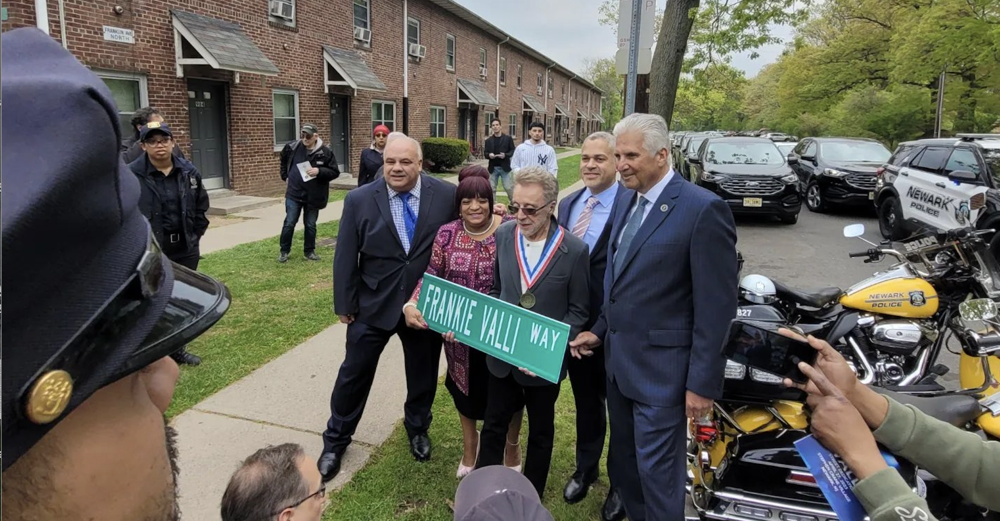 MUSIC ICON FRANKIE VALLI HONORED WITH STREET NAMING