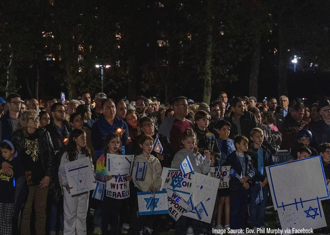 Murphy Attends Hoboken Vigil in Support of Israel