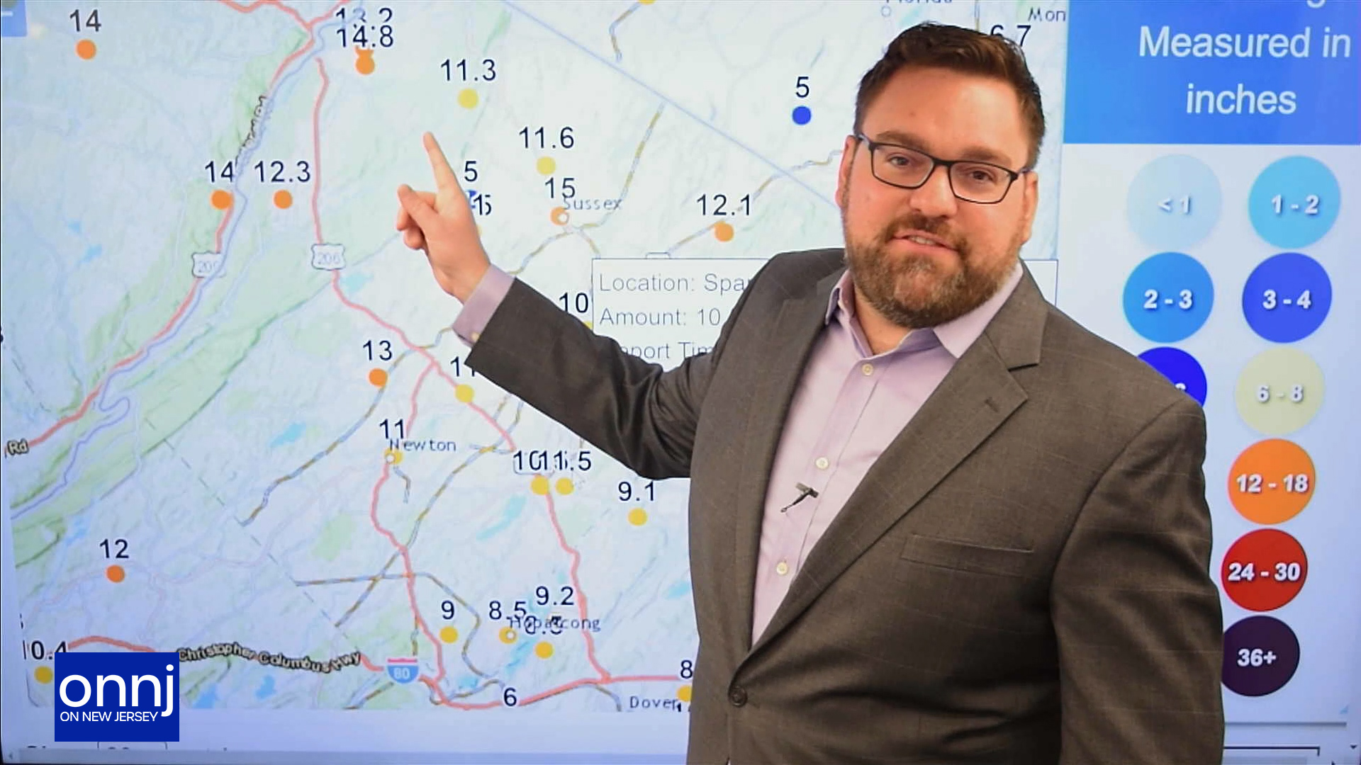 NJ Snow Total’s Weather Update with Mike Favetta
