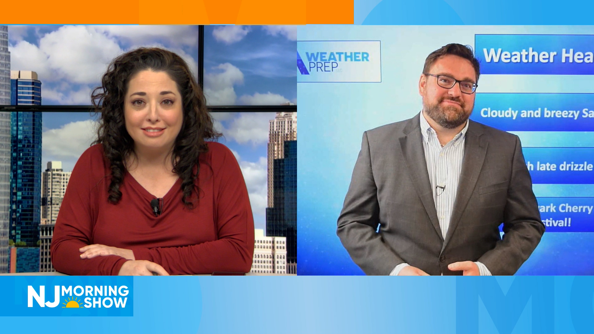 NJ Morning Show – Breezy and Wet Weekend